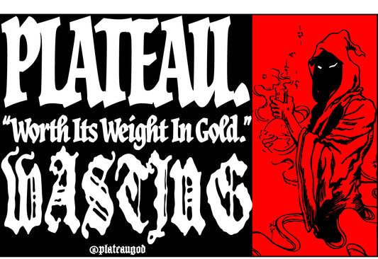 Plateau "WASTING" Sticker